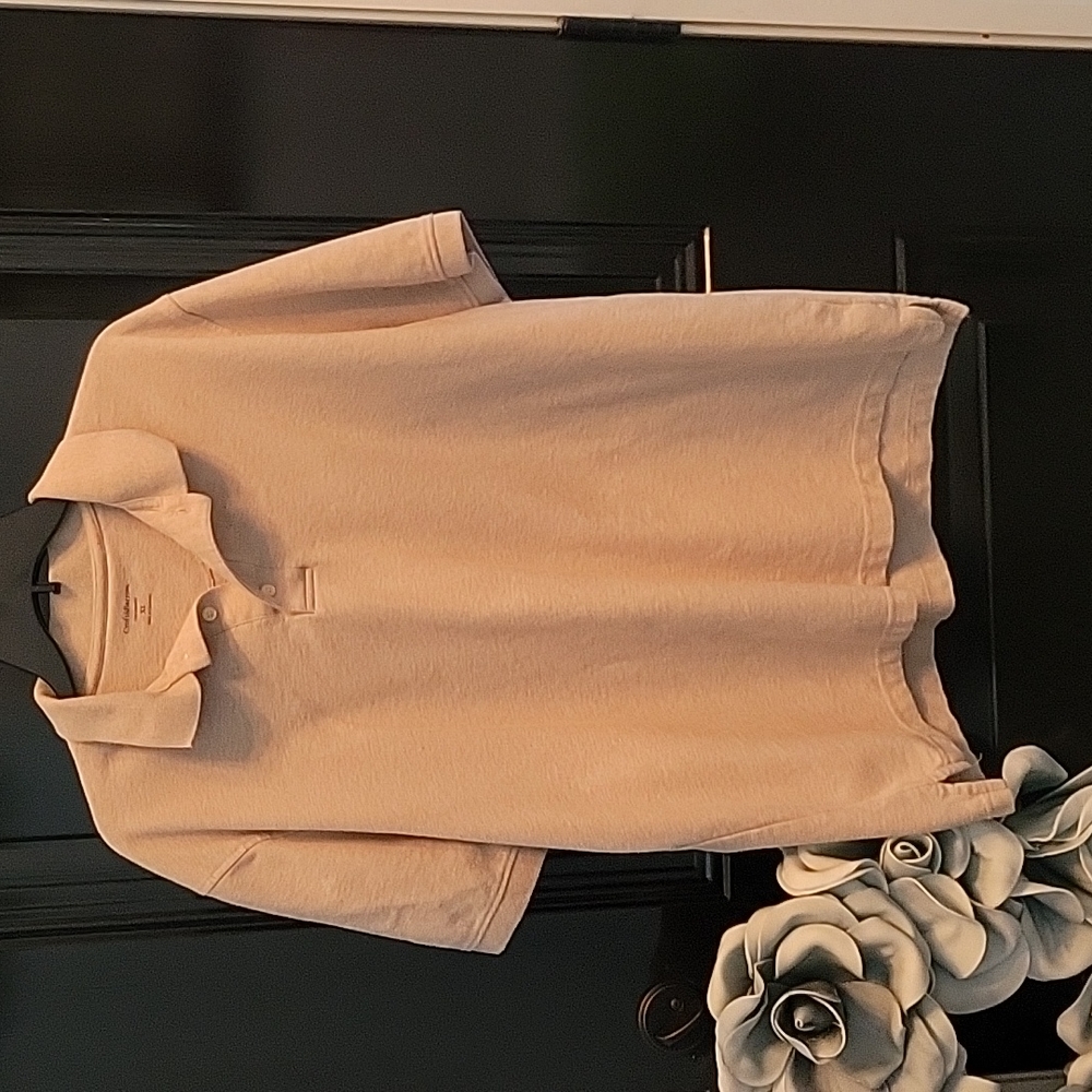 Men's, Size XL, cream polo